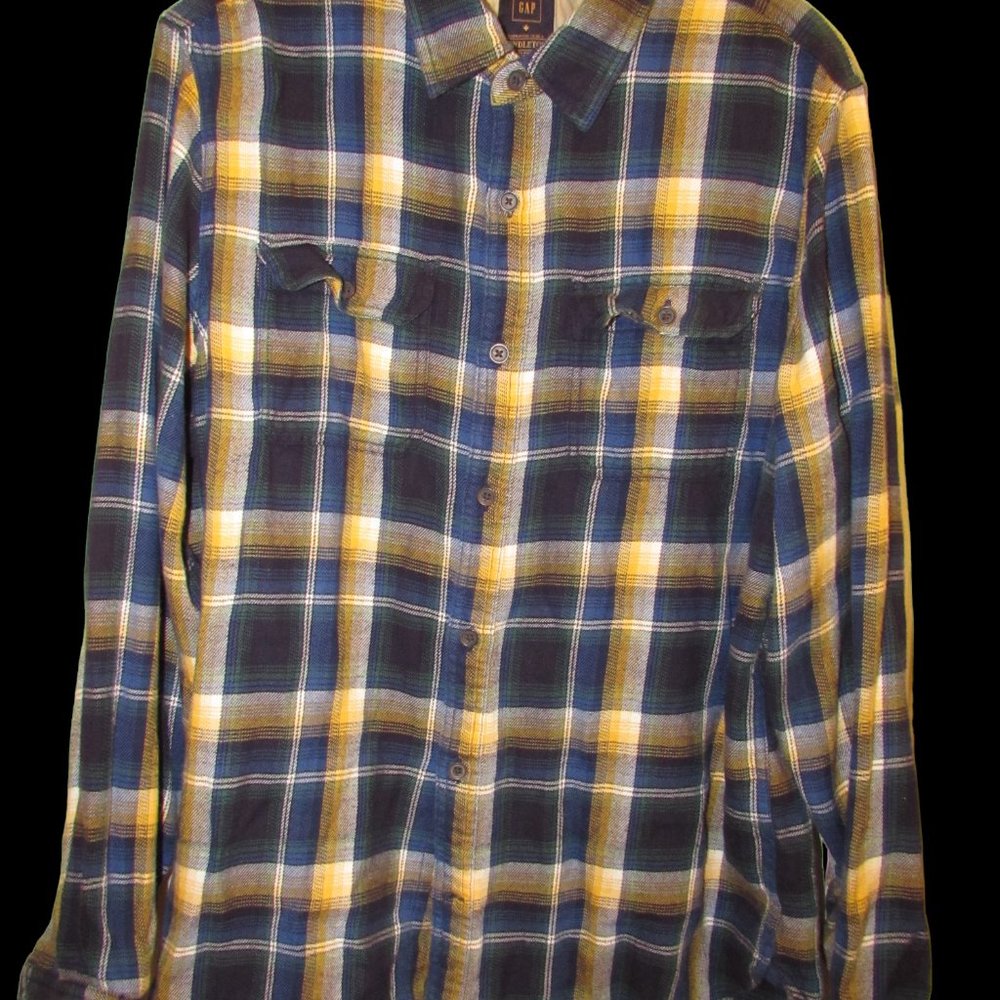Gap + Pendleton Plaid Flannel Button Up Long Slee… - image 4